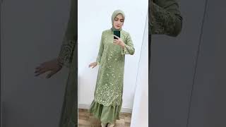 Model gamis brokat modern 2025 shortsvideo shortvideo shortsfeed shorts short shortsviral [upl. by Azelea]