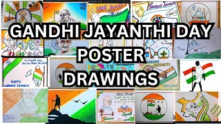 Gandhi Day Poster 2024  Gandhi Jayanthi Poster Making Ideas In Malayalam 2024  Gandhi Day Poster [upl. by Aro]