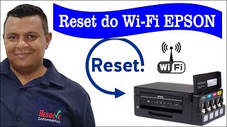 ✅4 Reset do WiFi Epson L396 e todos os modelos semelhantes Restauração de fábrica da configuração [upl. by Nepil]