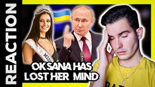 Oksana Fedorova endorses Russias war against Ukraine  Miss Universe 2002 sparks Controversy 😰 [upl. by Kosak]