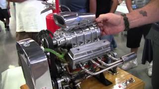 Miniature Blown V8 Engine [upl. by Bolan]