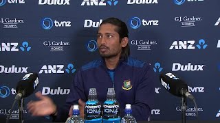 Anamul Haque Bijoy Press Conference  BLACKCAPS v Bangladesh  University of Otago Oval [upl. by Dorin545]