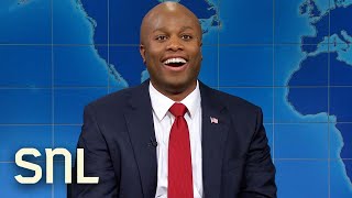 Weekend Update Sen Tim Scott on Why Hes Endorsing Donald Trump  SNL [upl. by Rotkiv]