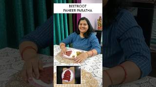 Beetroot paneer paratha  New recipe  Healthy food recipe viral shorts trending youtube [upl. by De Witt]