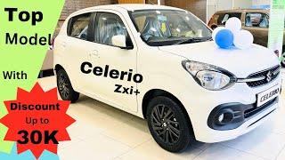 New Maruti Suzuki Celerio zxi  Top Model  Full Review and all features on road price 2024 [upl. by Dodi]