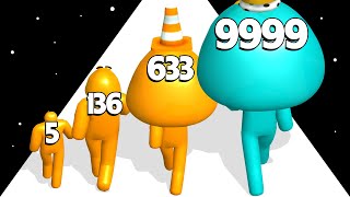 SLIME HEAD RUN Level Up Big Head Man Run Max Level [upl. by Isus530]