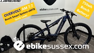 Lapierre Overvolt 77 AM Bosch Smart System Quick Look [upl. by Zorana]