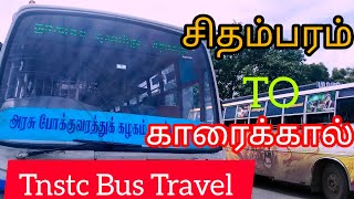 quotChidambaram To Karaikal  Suparana Tnstc Bus Travelquot [upl. by Ardnauqal888]