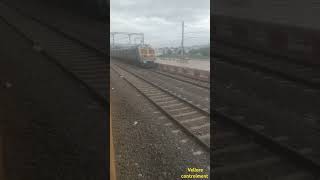 🤗Vellore controlment starting😍 indianrailways train video subscribe my channel more videos [upl. by Anauqcaj]