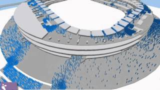 Stadium Crowd Simulation with Pedestrian Dynamics [upl. by Adihsaar]