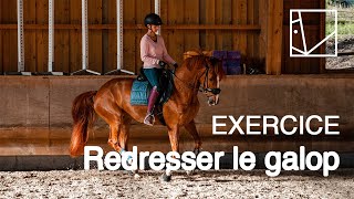 Comment redresser le galop pour une rectitude PARFAITE  SERIE TECHNIQUE 2 [upl. by Nbi]