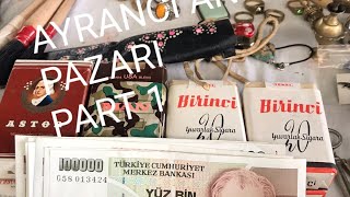 ANKARA AYRANCI ANTIKA PAZARI PART 1 antique market part 1 [upl. by Kort33]