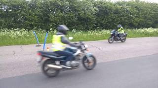 Baneprøve 45 motorcykel kørekort på 14 dage wwwkoehlersdk [upl. by Acebber772]