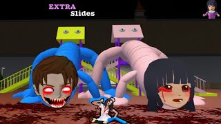 Extra slides ZOMBIE Haunted Yuta dan Mio Becames Zombie 😰 Sakura School Simulator Story 👺 [upl. by Delphinia]