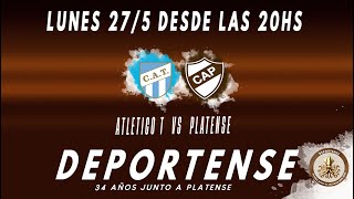 ATL TUCUMAN vs PLATENSE  LIGA PROFESIONAL DEL FUTBOL ARGENTINO 2024  DEPORTENSE [upl. by Rebekah]