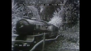 Bekonscot Narrow Gauge Train 1950s  Film 49858 [upl. by Tammi]