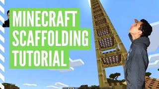 How To Make SCAFFOLDING In Minecraft And Use It [upl. by Viehmann953]