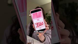 THE PINK IMAC VS THE PINK IMAC which is your favorite pink🖥️💓 appleimac youtubeshorts [upl. by Pattani]