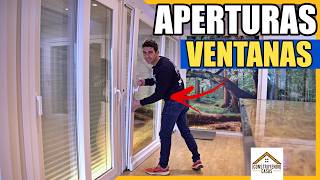 🔶Tipos de APERTURAS de VENTANAS🔶 VISITAMOS una FABRICA de VENTANAS  MAHIDALU [upl. by Coletta]