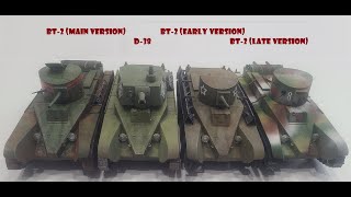 The first Soviet tanks D38 amp BT2 based on the USA Christie M1931 T1 Combat Car T3 Medium Tank [upl. by Nalek559]