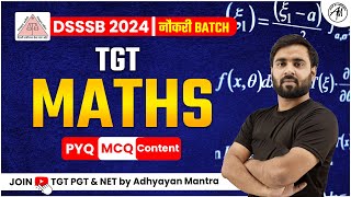 DSSSB TGT MATHS  DSSSB TGT EXAM  DSSSB TGT नौकरी बैच  CLASS7  by Adhyayan Mantra [upl. by Atteinotna]