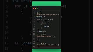 CHECK GIVEN NUMBER IS PRIME OR NOT IN C LANGUAGE💥💥 [upl. by Ameen911]