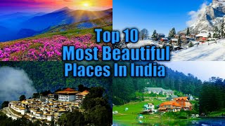 Top 10 Most Beautiful Places In India  Best Places To Visit In India [upl. by Eilyak]