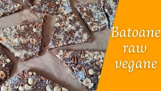 Batoane energizante raw vegane  Vegan de România [upl. by Kaete]