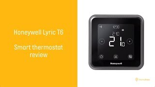 Honeywell Lyric T6 Smart Thermostat Review 2019  Hometree [upl. by Ahsemik207]