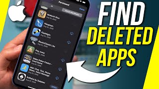 How to Find Deleted Apps on iPhone [upl. by Eldnek931]