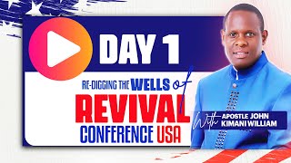 REDIGGING THE WELLS OF REVIVAL CONFERENCE USA  DAY 1  THURDSAY 25th JULY 2024 [upl. by Vedi]