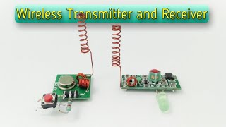 One Channel Transmitter and Receiver with 433Mhz RF module [upl. by Levitus]