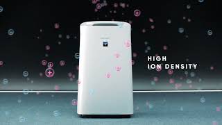 Plasmacluster Ion Air Purifier  Ion Density [upl. by Rahas482]