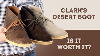 Clarks Desert Boots Review  Is it Worth It Series  Suede vs Leather Chukka Boots [upl. by Ttoille]