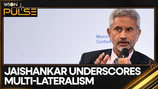 Munich Security Conference 2024 Jaishankar on Indias ties with US Russia  WION Pulse [upl. by Ykcin]