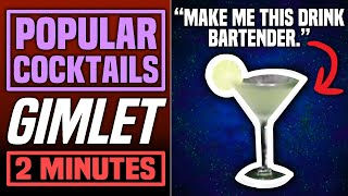 How to Make a GIMLET COCKTAIL  Popular Cocktails [upl. by Morissa36]