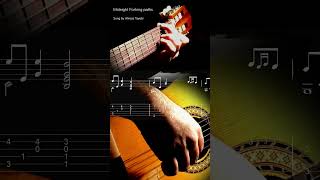 Solo Dark Guitar  Midnight Forking paths sologuitar sadguitar guitartabs [upl. by Oirasec]