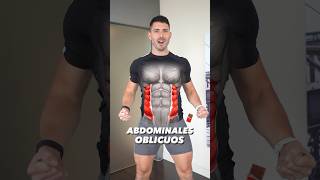 🍫🔥 ENTRENA los ABDOMINALES OBLICUOS ASÍ short shorts [upl. by Kcirddec]