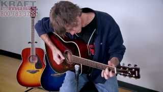 Kraft Music  Yamaha FG720S Acoustic Guitar Demo with Jake Blake [upl. by Anairol]