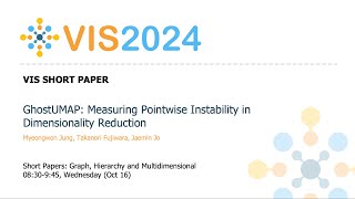 GhostUMAP Measuring Pointwise Instability in Dimensionality Reduction  Fast Forward  VIS 2024 [upl. by Mella798]