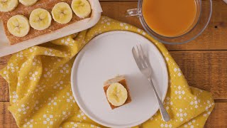 How to Make The Easiest Banana Bread Milk Tart [upl. by Gluck]