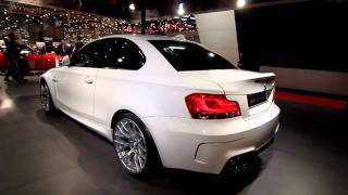 BMW 1M Coupe Alpine White at 2011 Geneva Motor Show [upl. by Ardenia205]