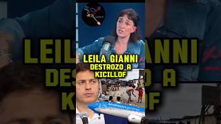 LEILA GIANNI DESTROZÓ A KICILLOF argentina casta cristina milei fantino [upl. by Ahsinert]