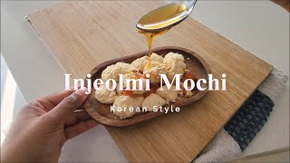 Easy Mochi Recipe 3 Flavours  Injeolmi Mochi  Sesame Mochi Taro Mochi [upl. by Halda852]