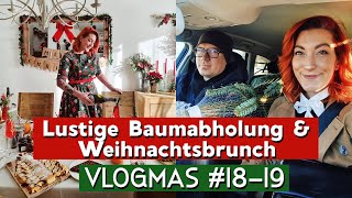 VLOGMAS 2021 Day 1819 Spaß beim Baum abholen und unser Weihnachtsbrunch  Sabrina Sterntal [upl. by Aramat89]