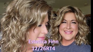 WIG COLOR SPOTLIGHT  Estetica 1226RT4 on FINN Beautiful light browndark blonde blend w roots [upl. by Yrram367]