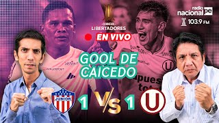 🔴11 JUNIOR VS UNIVERSITARIOCOPA LIBERTADORES TRANSMISIÓN EN VIVO GOLES nacionaldeportes [upl. by Yessej]