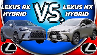 New Lexus Lexus RX hybrid VS New Lexus NX Hybrid comparison [upl. by Acyre108]