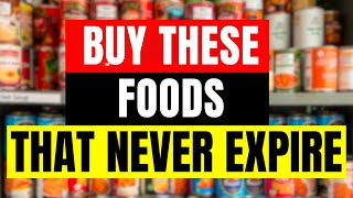 10 CHEAP Foods to STOCKPILE that NEVER EXPIRE – Food for SHTF To Be Ready [upl. by Ralyks]