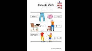 Bitesize Burmese Opposite Words 4 Shorts [upl. by Dodson]